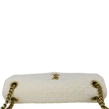 Load image into Gallery viewer, YVES SAINT LAURENT Calypso Organza Leather Crossbody Bag White
