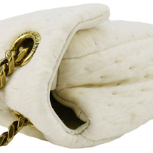 Load image into Gallery viewer, YVES SAINT LAURENT Calypso Organza Leather Crossbody Bag White
