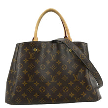 Load image into Gallery viewer, LOUIS VUITTON Montaigne MM Monogram Canvas Shoulder Bag Brown
