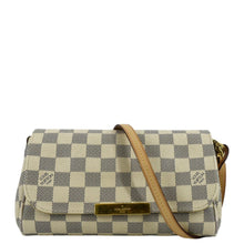 Load image into Gallery viewer, LOUIS VUITTON Favorite MM Damier Azur Crossbody Bag White
