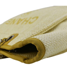 Load image into Gallery viewer, CHANEL Deauville Straw Raffia Tote Bag Yellow
