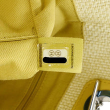 Load image into Gallery viewer, CHANEL Deauville Straw Raffia Tote Bag Yellow
