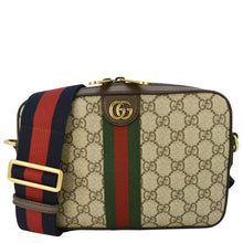 Load image into Gallery viewer, GUCCI Ophidia Small GG Supreme Canvas Crossbody Bag Beige 699439
