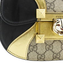 Load image into Gallery viewer, GUCCI Ogilide GG Supreme Canvas Shoulder Bag Gold 500781
