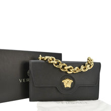 Load image into Gallery viewer, VERSACE La Medusa Leather Crossbody Bag Black
