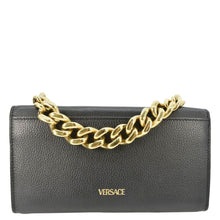 Load image into Gallery viewer, VERSACE La Medusa Leather Crossbody Bag Black
