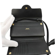 Load image into Gallery viewer, VERSACE La Medusa Leather Crossbody Bag Black
