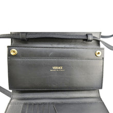 Load image into Gallery viewer, VERSACE La Medusa Leather Crossbody Bag Black
