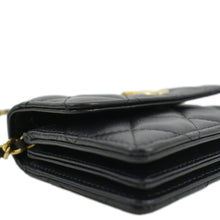 Load image into Gallery viewer, CHANEL Pearl Mini Quilted Leather Top Handle Shoulder Bag Black
