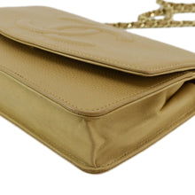 Load image into Gallery viewer, CHANEL Timeless Caviar Leather Wallet On Chain Clutch Crossbody Bag Beige
