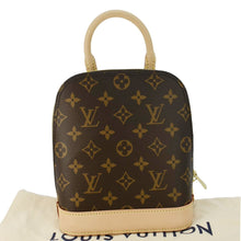 Load image into Gallery viewer, LOUIS VUITTON Alma Monogram Canvas Backpack Brown
