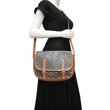 Load image into Gallery viewer, GOYARD Belvedere MM Canvas Messenger Bag Black dummy look
