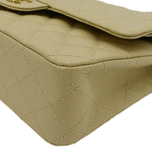 Load image into Gallery viewer, CHANEL Classic Double Flap Quilted Caviar Leather Shoulder Bag Cream
