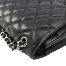 Load image into Gallery viewer, CHANEL Classic Double Flap Quilted Leather Shoulder Bag Black
