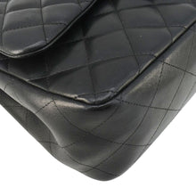 Load image into Gallery viewer, CHANEL Classic Double Flap Quilted Leather Shoulder Bag Black
