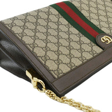 Load image into Gallery viewer, GUCCI Ophidia Medium GG Supreme Canvas Shoulder Bag Beige  503876
