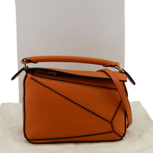 Load image into Gallery viewer, LOEWE Puzzle Mini Leather Shoulder Bag Orange
