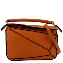 Load image into Gallery viewer, LOEWE Puzzle Mini Leather Shoulder Bag Orange
