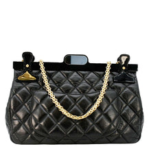 Load image into Gallery viewer, CHANEL 2.55 Reissue Hanger Flap Quilted Leather Crossbody Bag Black
