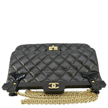 Load image into Gallery viewer, CHANEL 2.55 Reissue Hanger Flap Quilted Leather Crossbody Bag Black
