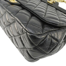 Load image into Gallery viewer, CHANEL 2.55 Reissue Hanger Flap Quilted Leather Crossbody Bag Black
