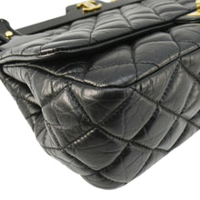 Load image into Gallery viewer, CHANEL 2.55 Reissue Hanger Flap Quilted Leather Crossbody Bag Black
