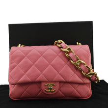 Load image into Gallery viewer, CHANEL CC Funky Town Flap Large Lambskin Quilted Leather Shoulder Bag Pinkfront side
