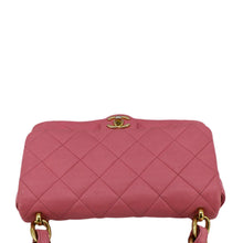 Load image into Gallery viewer, CHANEL CC Funky Town Flap Large Lambskin Quilted Leather Shoulder Bag Pink upper lool
