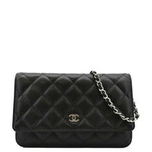 Load image into Gallery viewer, CHANEL WOC Quilted Caviar Leather Crossbody Bag Black
