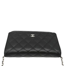 Load image into Gallery viewer, CHANEL WOC Quilted Caviar Leather Crossbody Bag Black
