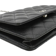 Load image into Gallery viewer, CHANEL WOC Quilted Caviar Leather Crossbody Bag Black
