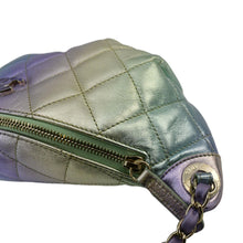 Load image into Gallery viewer, CHANEL Iridescent Rainbow Quilted Leather Bumbag Multicolor
