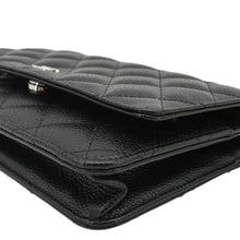 Load image into Gallery viewer, CHANEL WOC Quilted Caviar Leather Crossbody Bag Black
