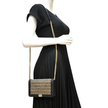 Load image into Gallery viewer, CHANEL Boy Flap Woven Raffia Leather Shoulder Bag Black
