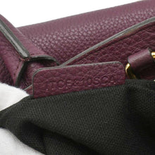 Load image into Gallery viewer, BURBERRY Banner Small House Check Leather Tote Shoulder Bag Maroon
