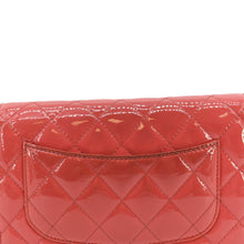 Load image into Gallery viewer, CHANEL WOC Quilted Patent Leather Red Crossbody Bag  back side look
