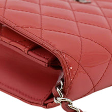 Load image into Gallery viewer, CHANEL WOC Quilted Patent Leather Crossbody Bag Red
