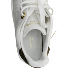 Load image into Gallery viewer, LOUIS VUITTON Time Out Leather Sneakers White Size 37
