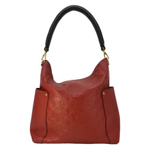 Load image into Gallery viewer, LOUIS VUITTON Bagatelle Monogram Empreinte Leather Shoulder Bag Red
