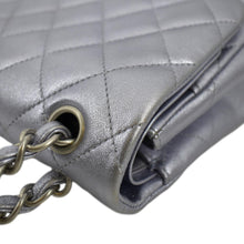 Load image into Gallery viewer, CHANEL Jumbo Flap Quilted Leather Shoulder Bag Silver
