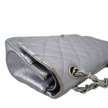 Load image into Gallery viewer, CHANEL Jumbo Flap Quilted Leather Shoulder Bag Silver
