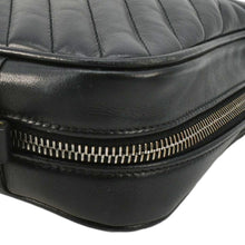 Load image into Gallery viewer, YVES SAINT LAURENT Lou Camera Chevron Leather Crossbody Bag Black
