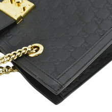 Load image into Gallery viewer, GUCCI Padlock Medium Leather Shoulder Bag Black 479197
