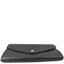 Load image into Gallery viewer, LOUIS VUITTON Sarah Monogram Empreinte Leather Wallet Black
