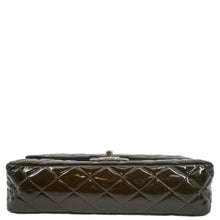 Load image into Gallery viewer, CHANEL Classic Medium Double Flap Patent Leather Shoulder Bag Dark Brown
