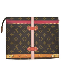 Load image into Gallery viewer, LOUIS VUITTON Summer Trunks Monogram Canvas Toiletry Pouch Brown
