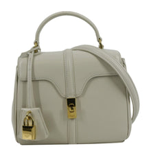 Load image into Gallery viewer, CELINE Laminated Small 16 Leather Shoulder Bag Limestone
