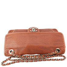 Load image into Gallery viewer, CHANEL Up in the Air Classic Flap Perforated Calfskin Shoulder Bag Orange
