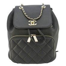 Load image into Gallery viewer, CHANEL Business Affinity Caviar Quilted Backpack Black
