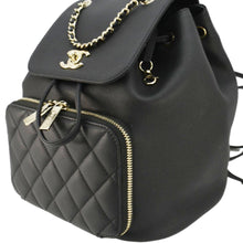 Load image into Gallery viewer, CHANEL Business Affinity Caviar Quilted Backpack Black
